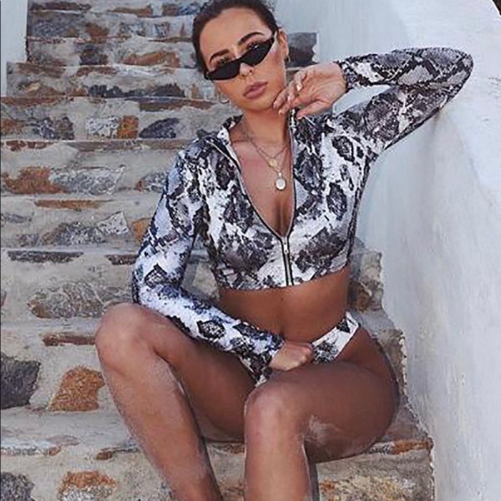 Swimsuit cover sheer top